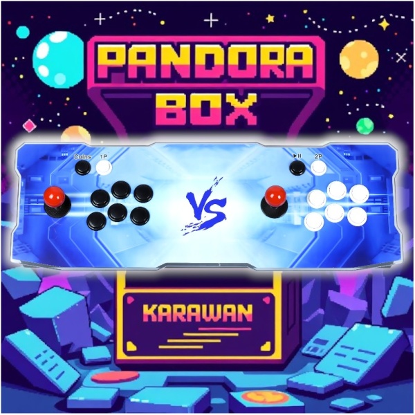 Consola Pandora con 29800 Juegos Interactivos para Diversión Familiar