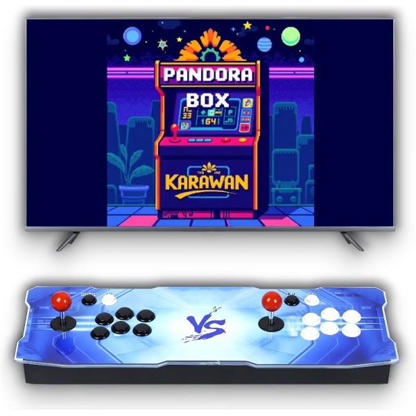 Consola Pandora con 29800 Juegos Interactivos para Diversión Familiar