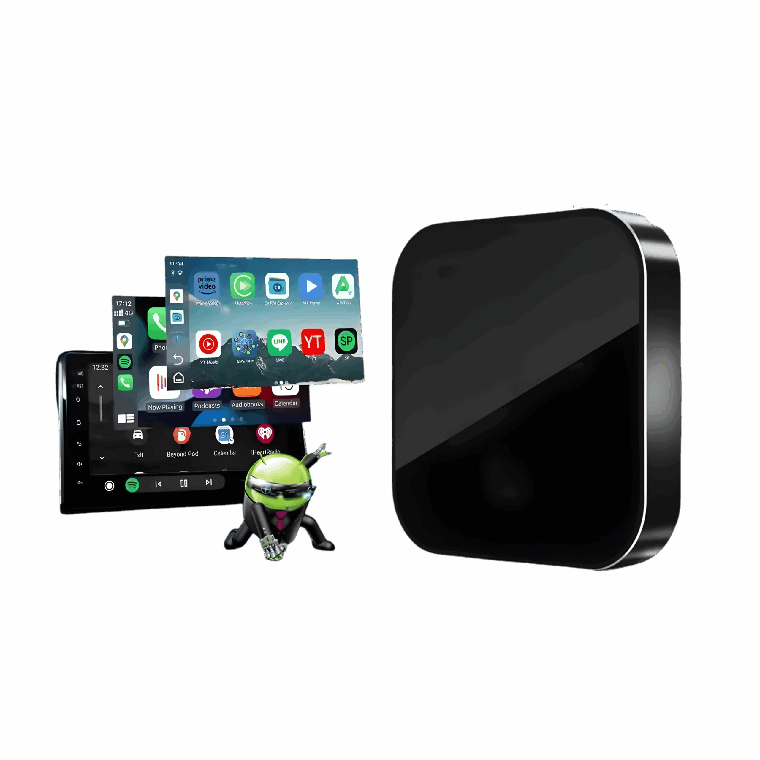 CarPlay Smart Box Reproductor Multimedia para Coche con Netflix, YouTube y Google Store